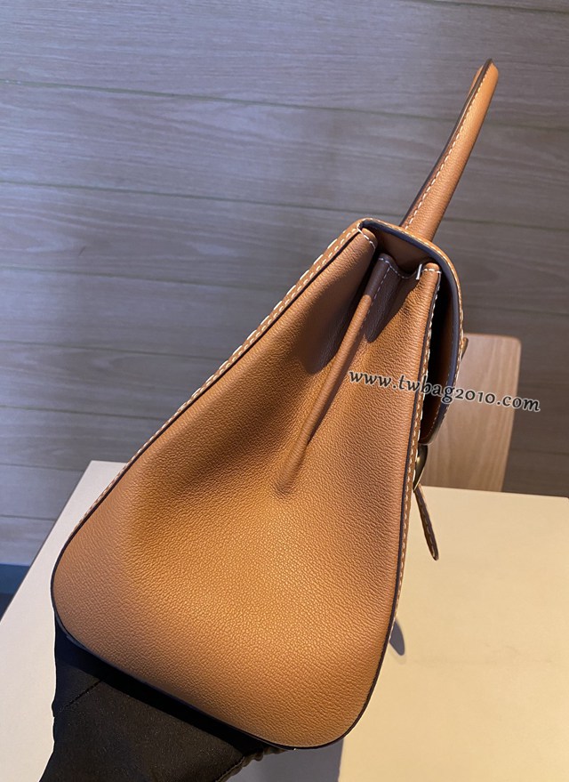 Delvaux經典款系列brillant德爾沃專櫃togo皮手縫蠟線大號手提肩背女包 bxs1039